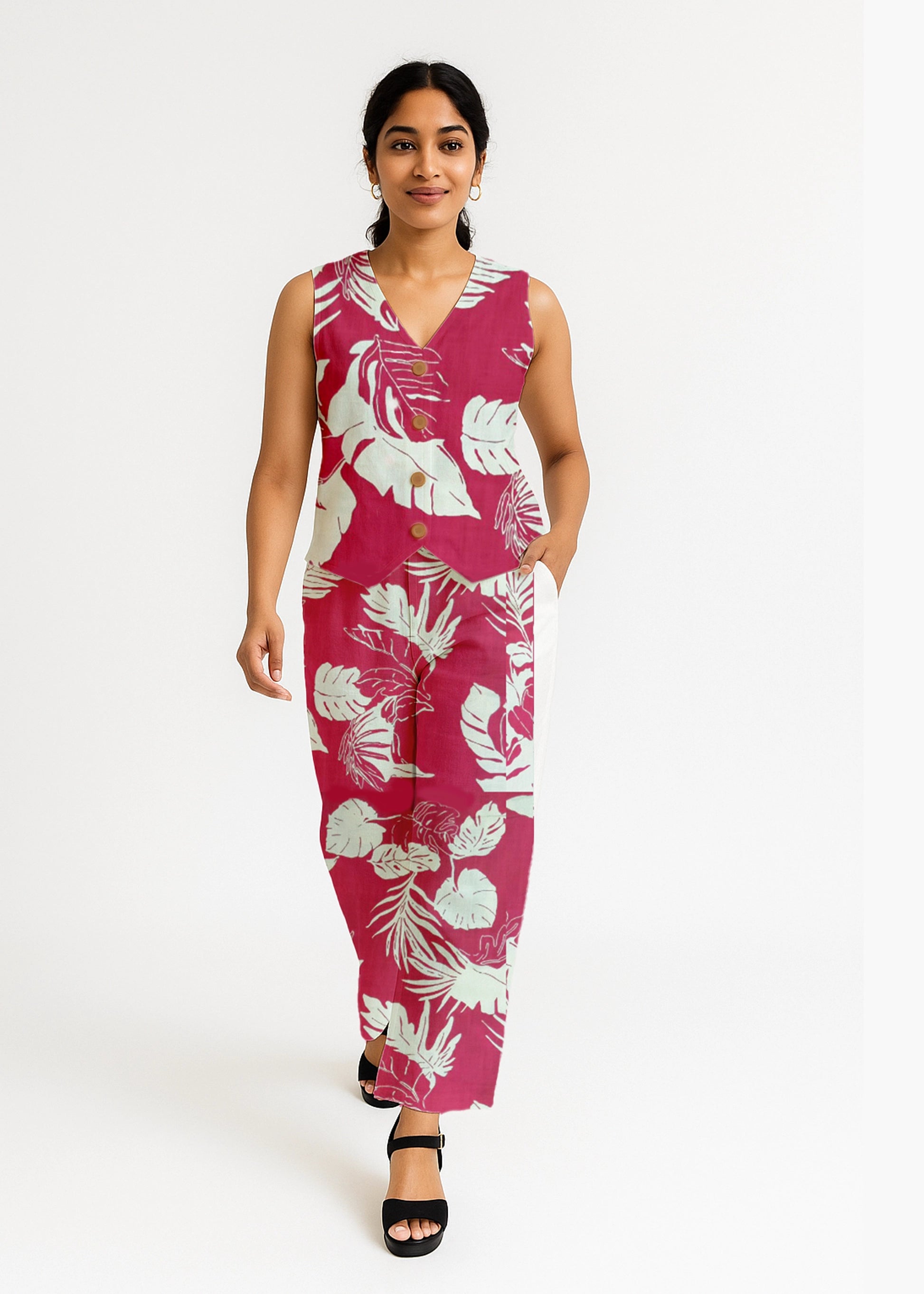 Tropical Leaf Co-ord Set