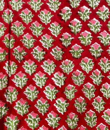 Block Print Halter Neck Short Kurti