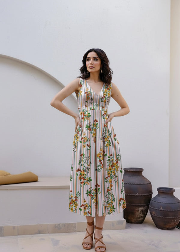 Petalstripe Maxi