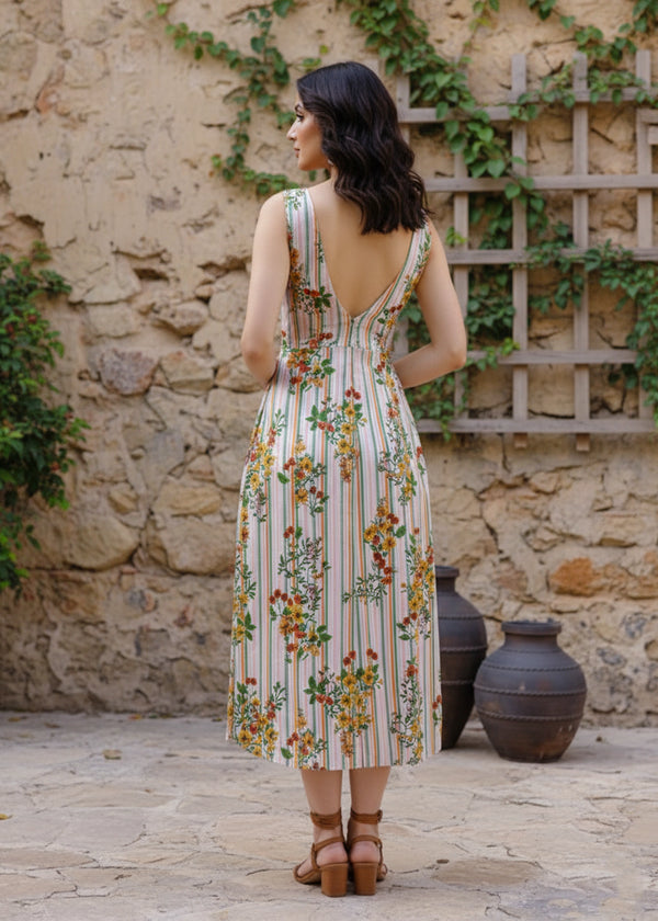 Petalstripe Maxi