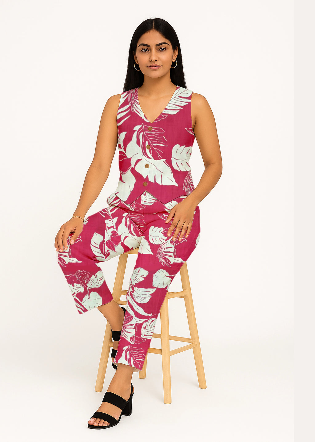 Tropical Leaf Co-ord Set