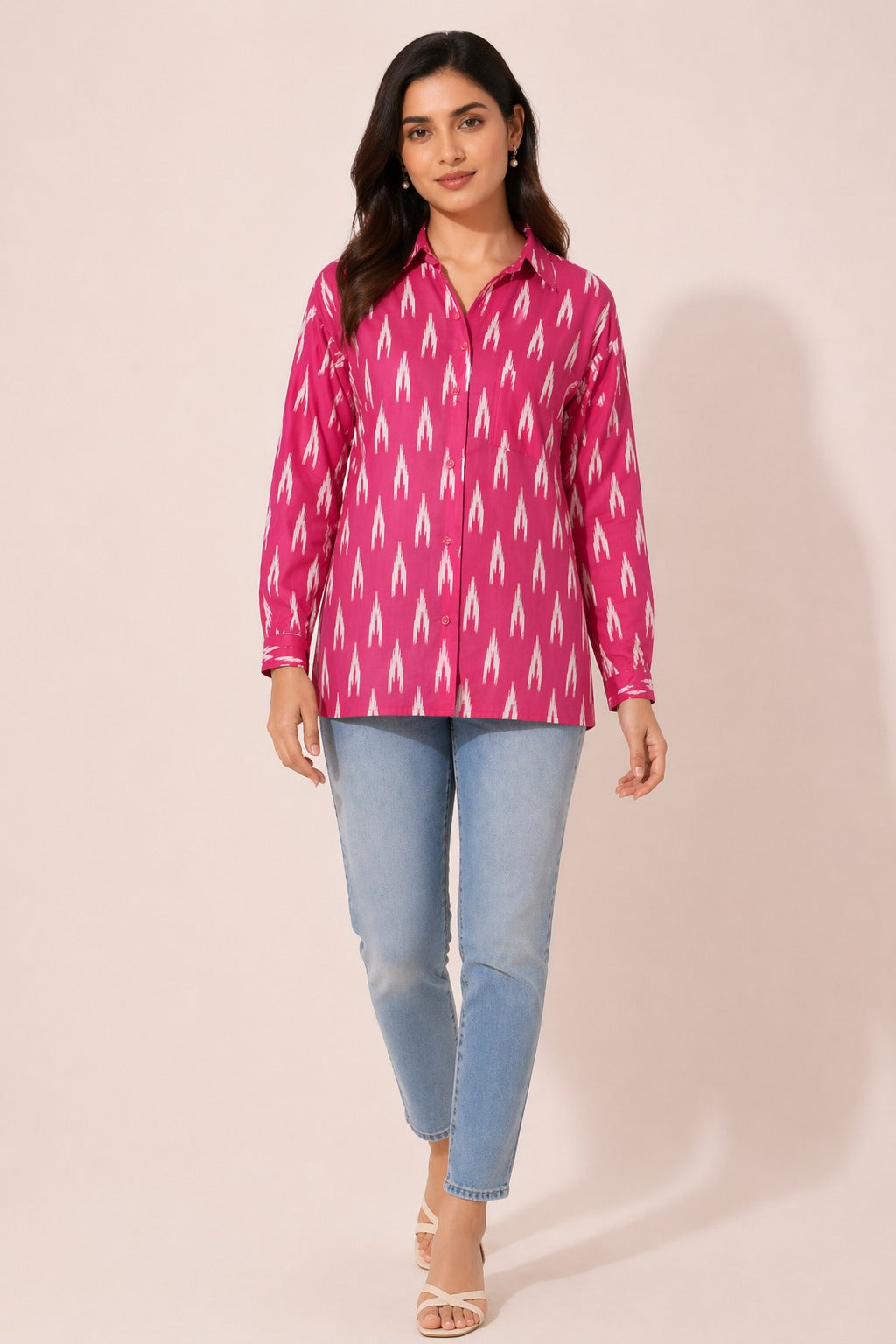 Women Relaxed Printed Casual Shirt