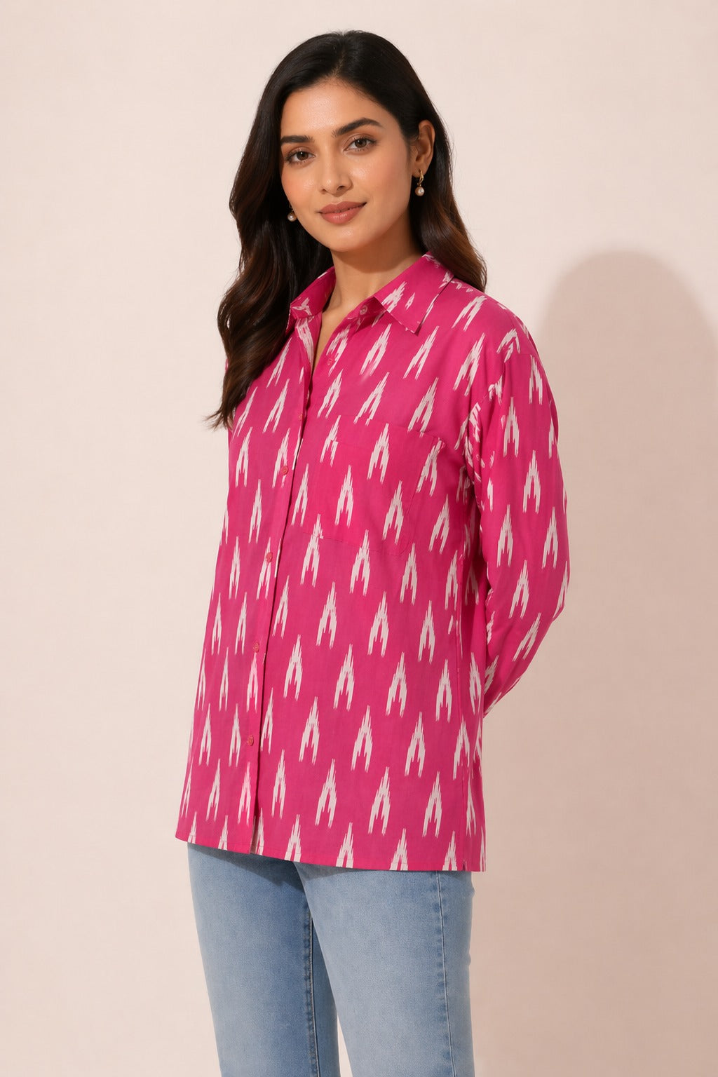 Women Relaxed Printed Casual Shirt