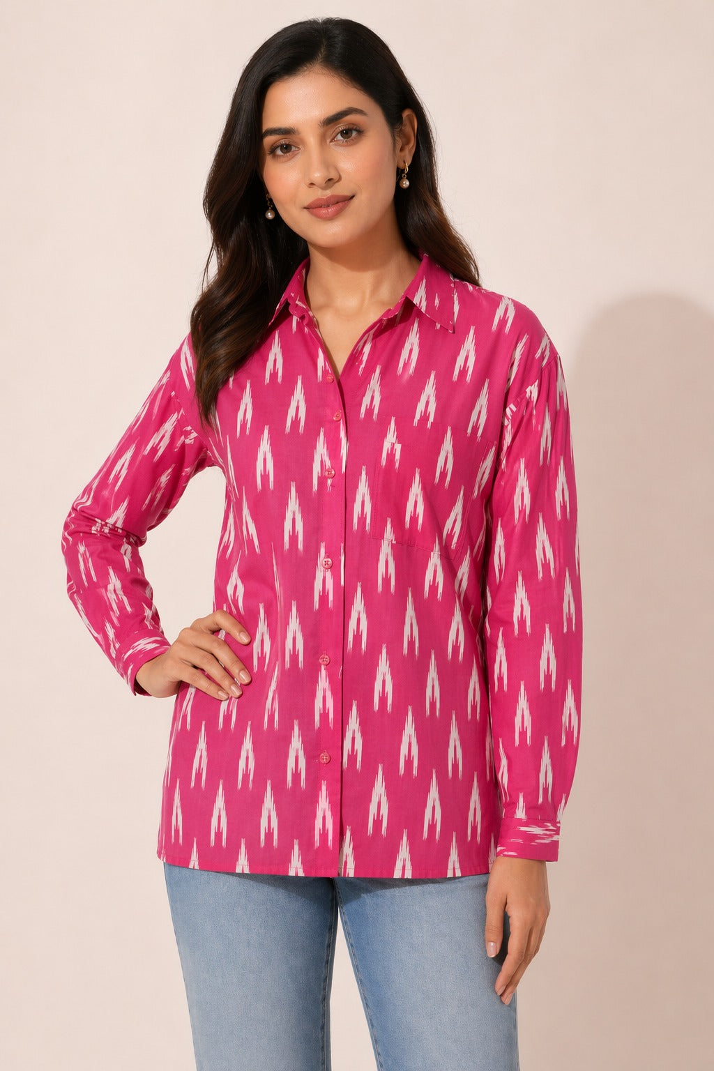 Women Relaxed Printed Casual Shirt
