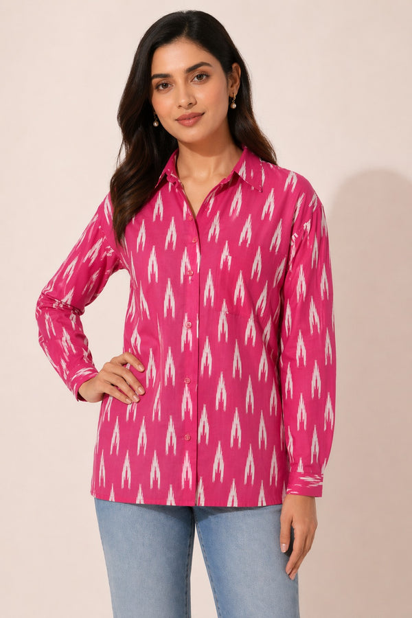 Women Relaxed Printed Casual Shirt