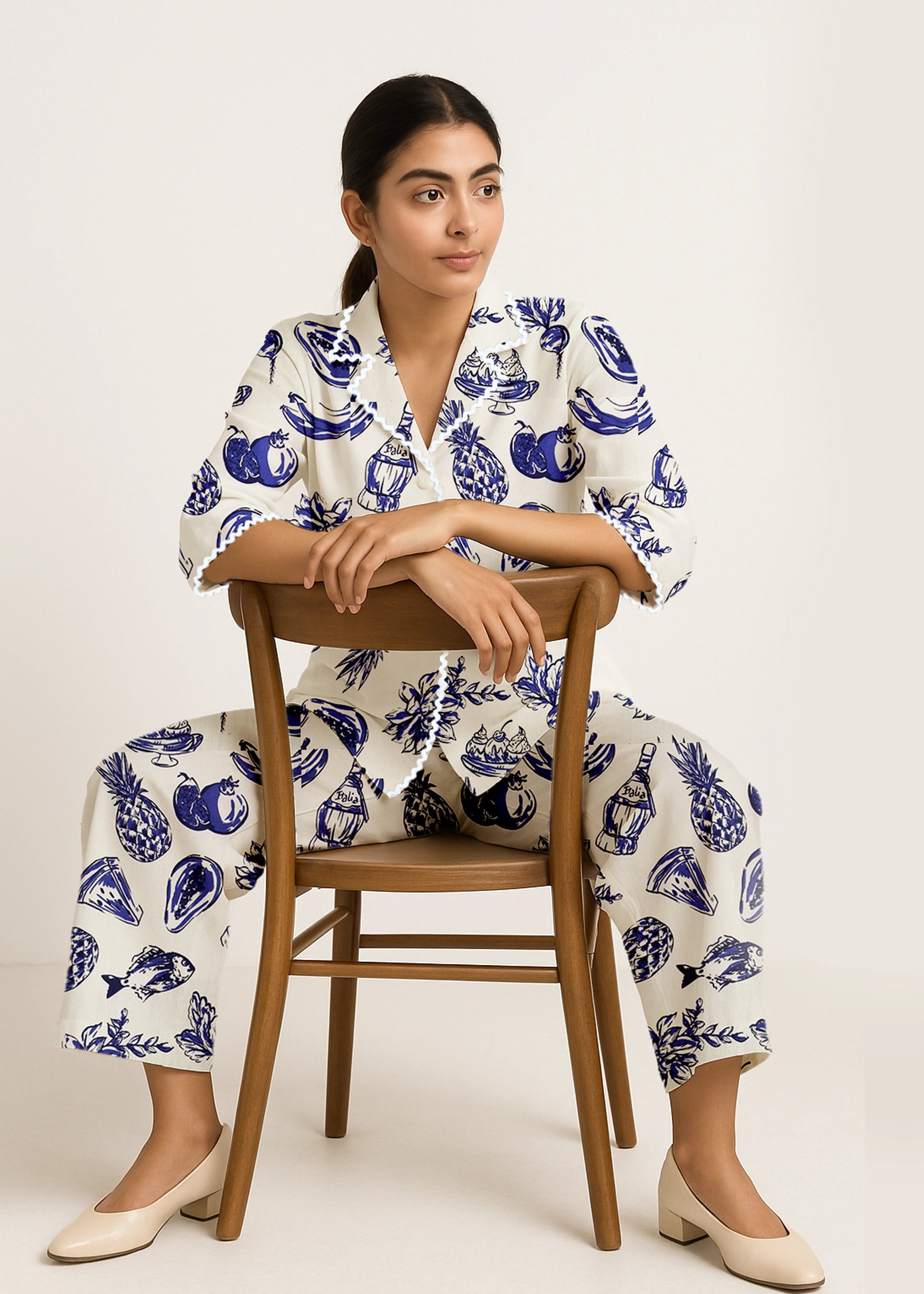 Fruit & Floral Print Co-ord Set