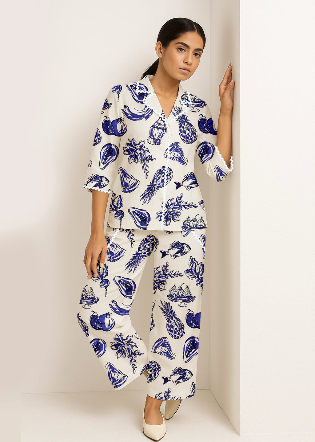 Fruit & Floral Print Co-ord Set