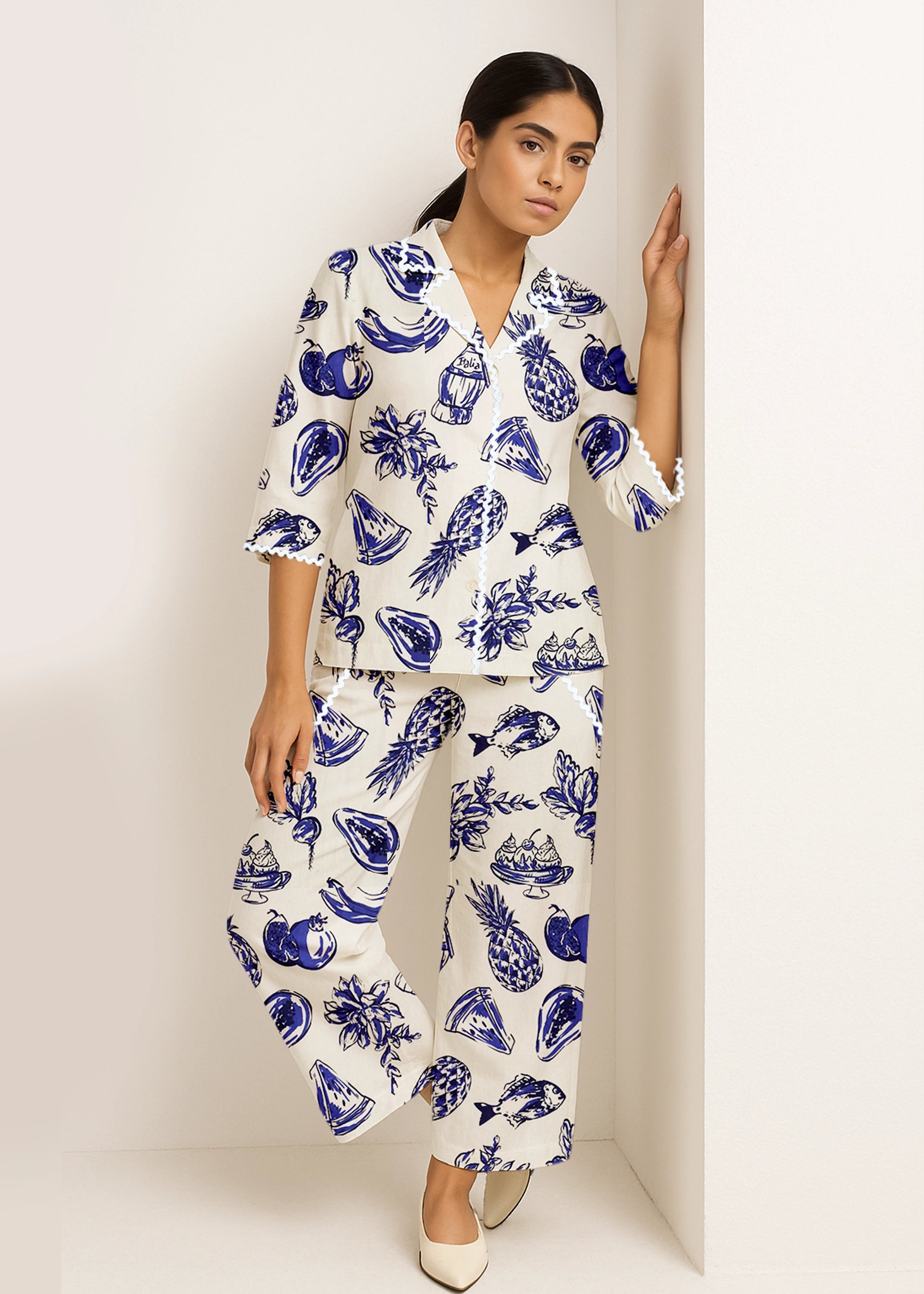 Fruit & Floral Print Co-ord Set