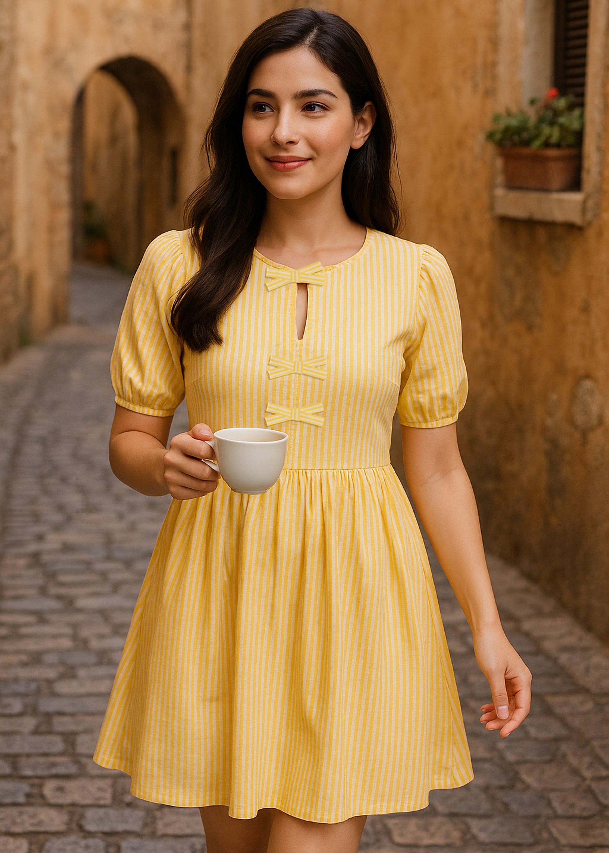 Little Wonder Short Bow Dress