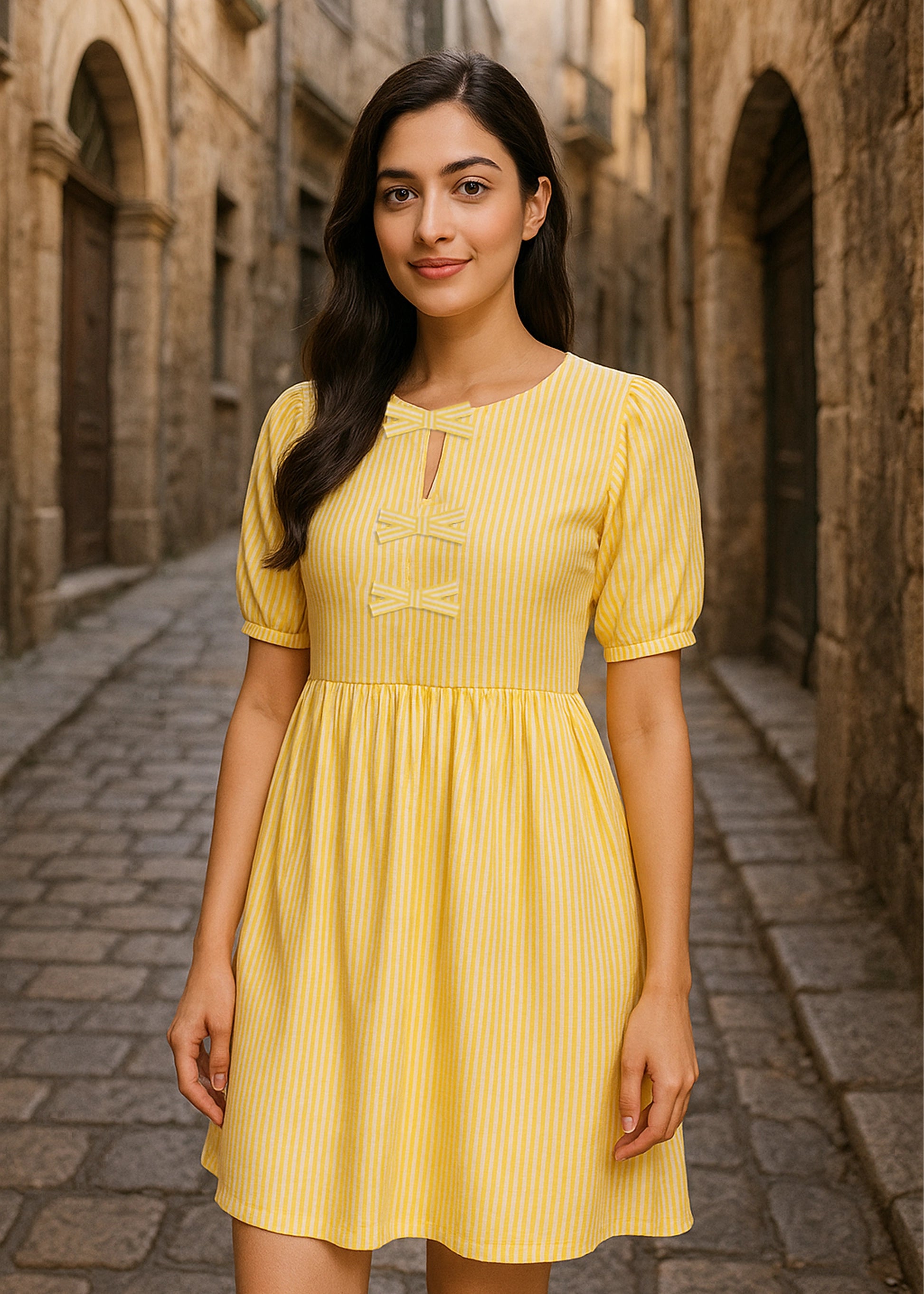 Little Wonder Short Bow Dress