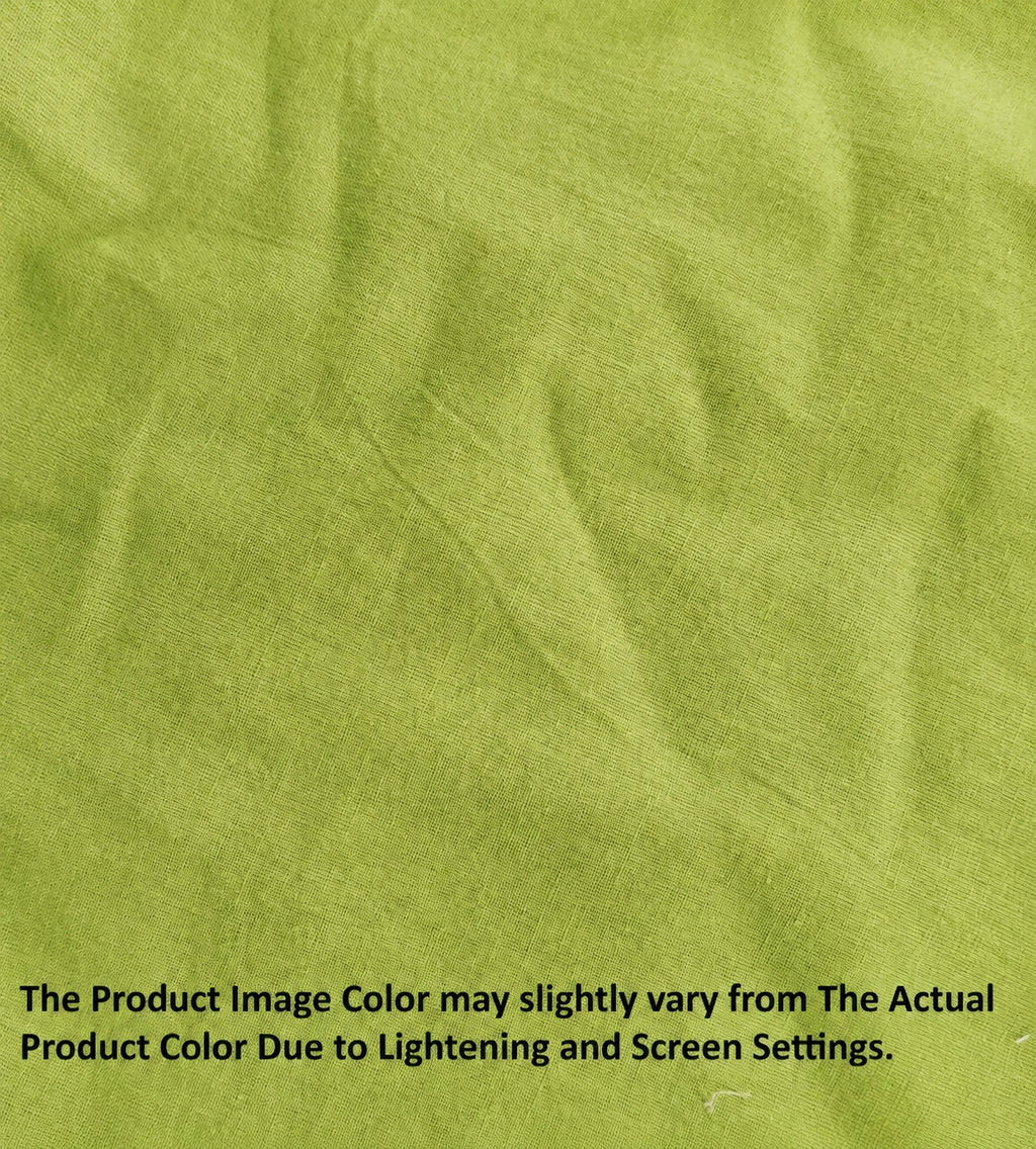 Women Cross Back Green Cotton Top