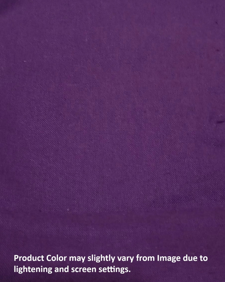 Purple Cotton Cross Back top and Bottom Set