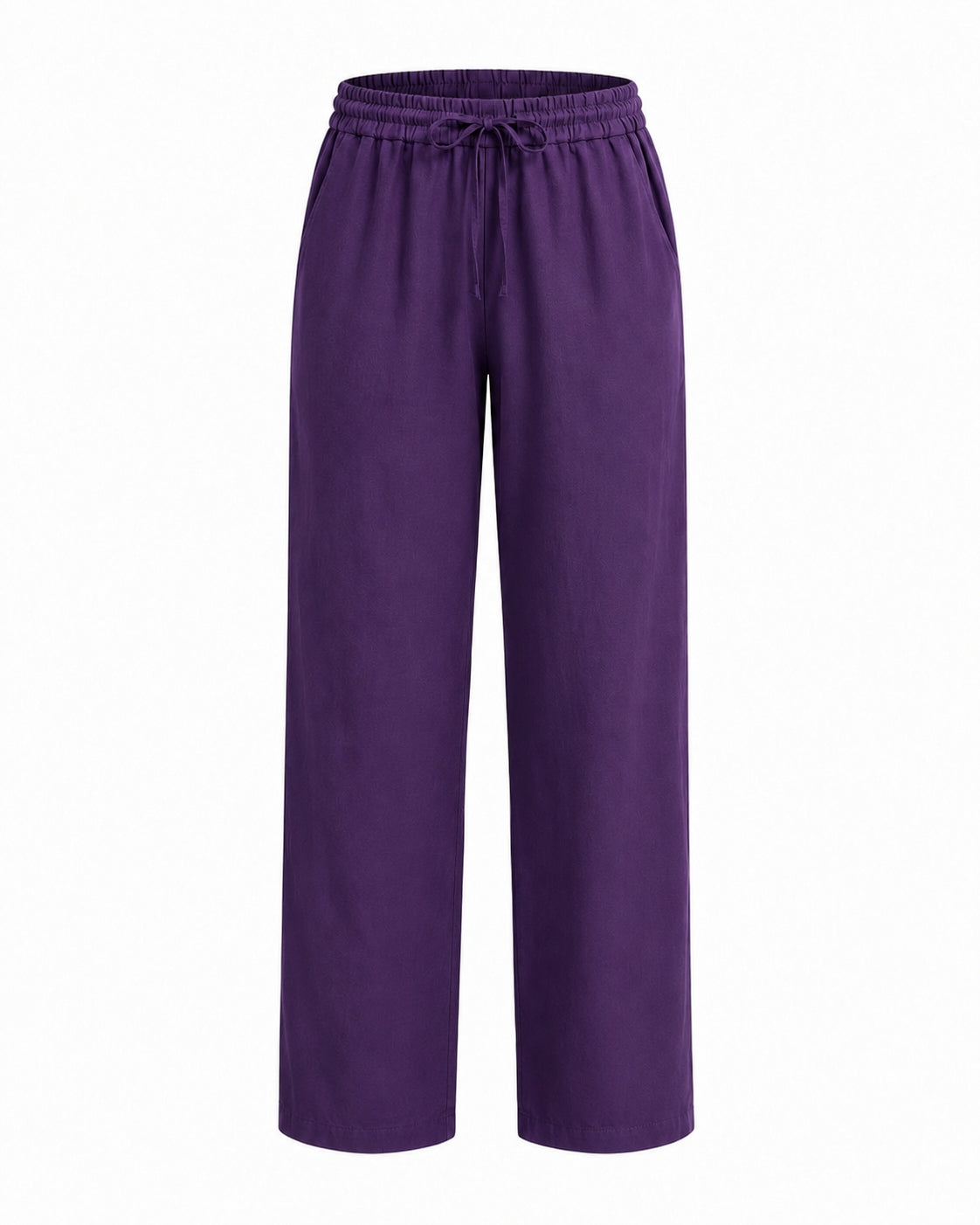 Purple Cotton Cross Back top and Bottom Set