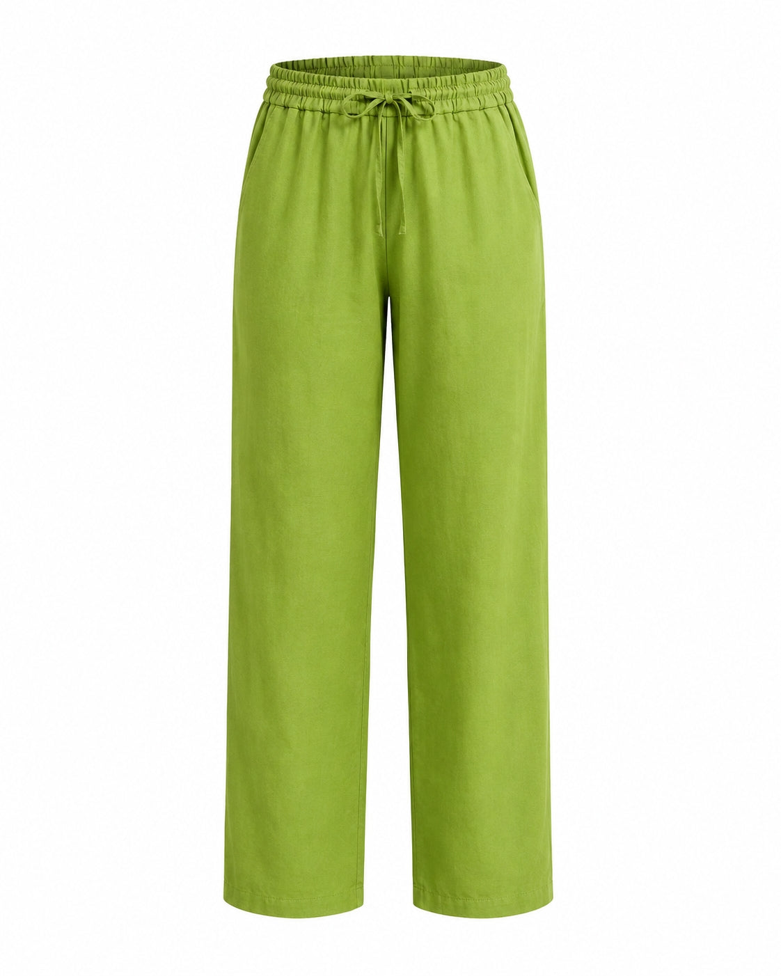 Women Cotton Flex Relaxed Straight Fit Trousers