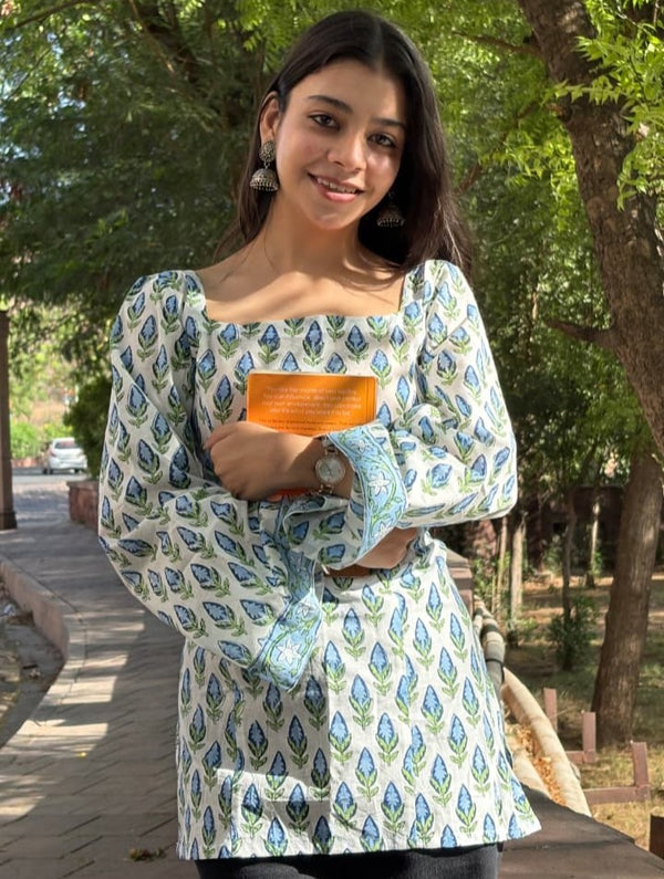 Neel Pankh Premium Cotton Short Kurti