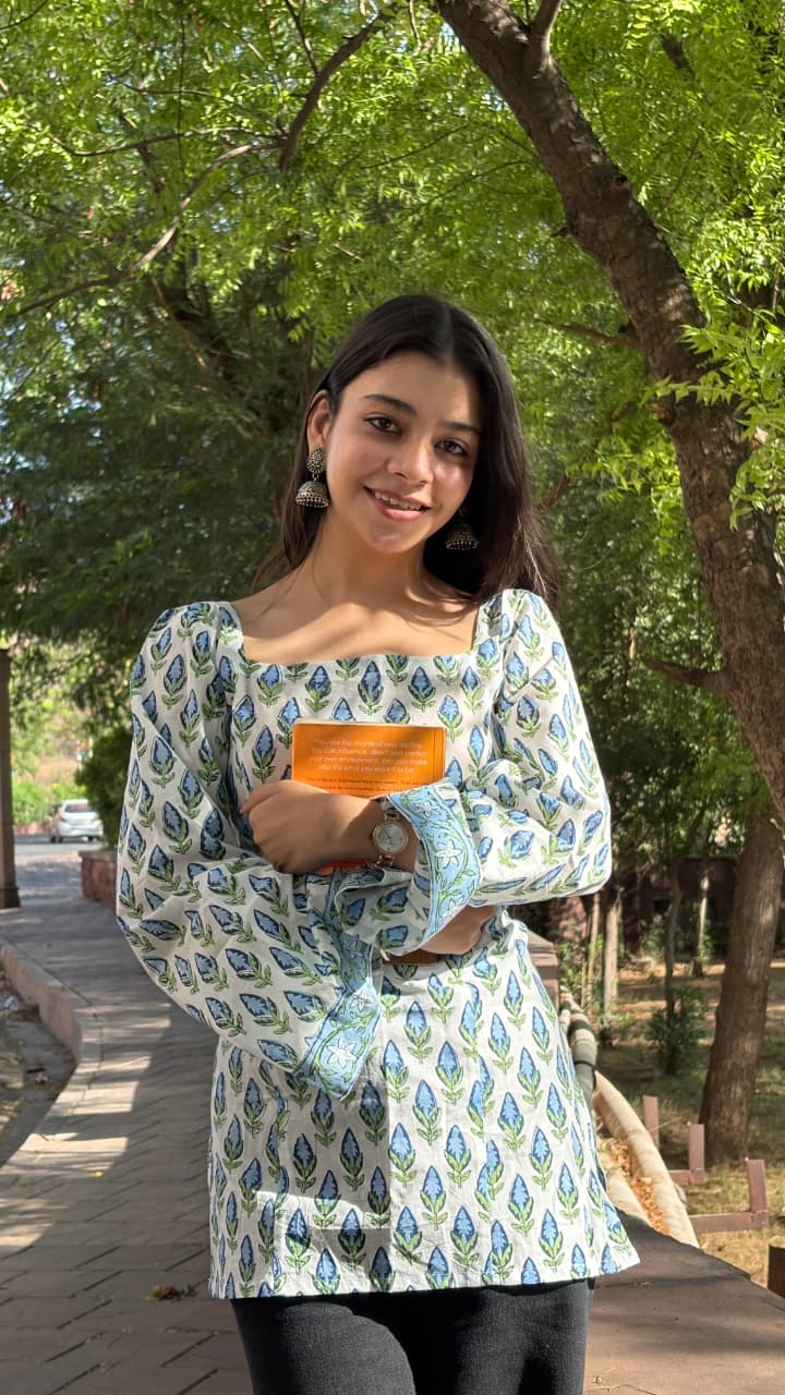 Neel Pankh Premium Cotton Short Kurti