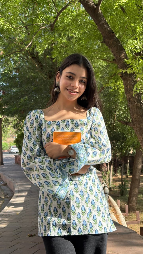 Neel Pankh Premium Cotton Short Kurti