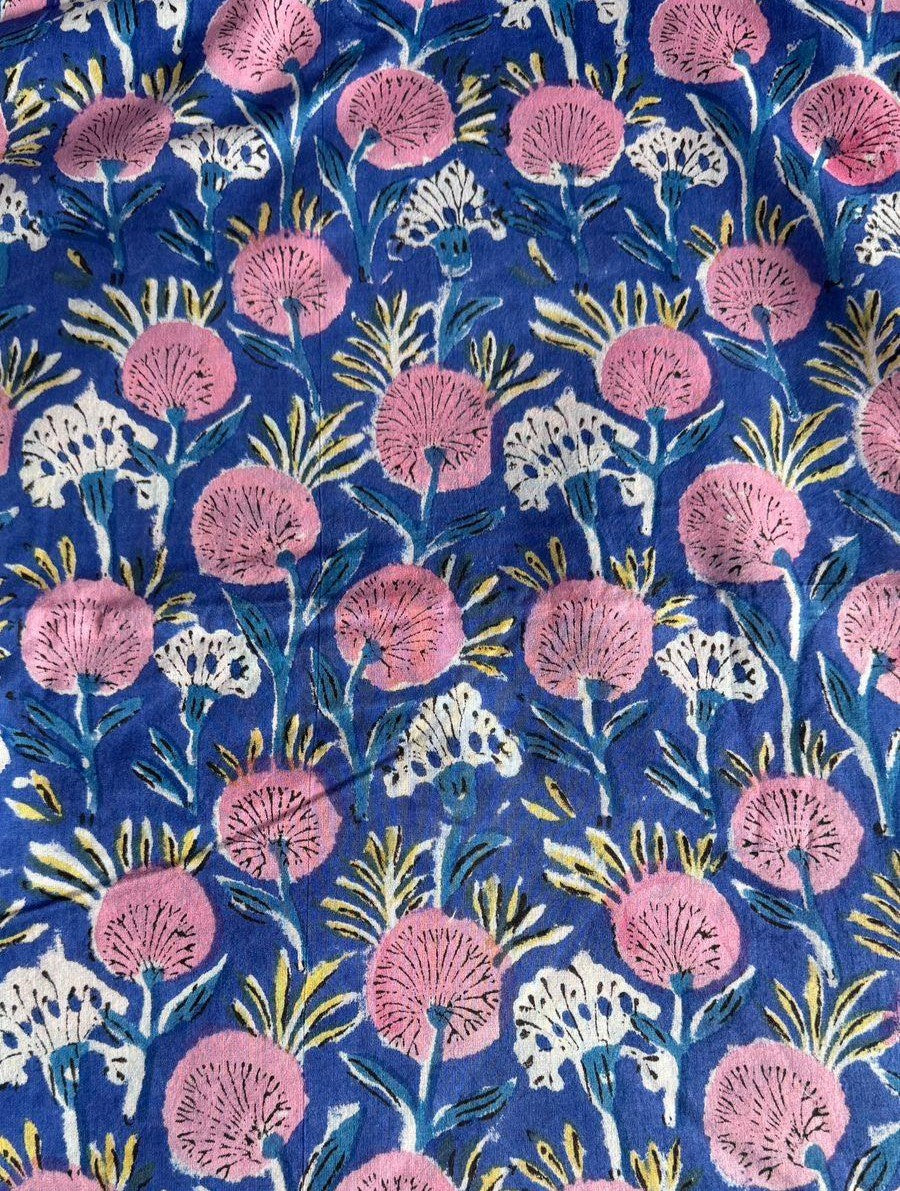 NeelKali Floral Block Premium Cotton Kurti